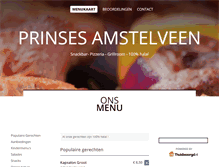 Tablet Screenshot of prinses-amstelveen.nl